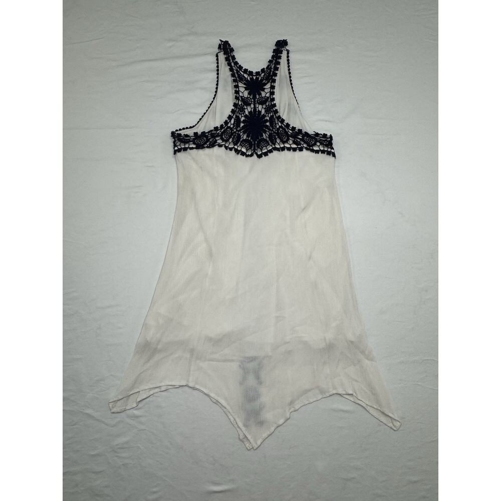 Taylor And Sage XL Boho Gauzy Summer Sun Dress Embroidered Costal Beach - Picture 3 of 3